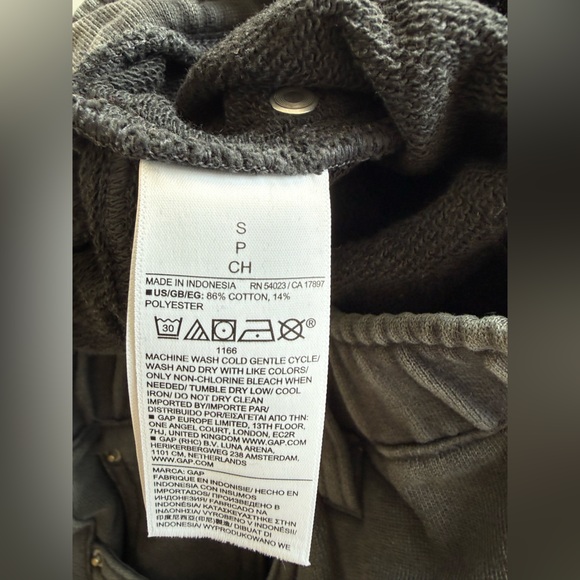 GAP Women's Black Wide Leg Pull on Trousers Moonless Night Size M - Picture 6 of 6